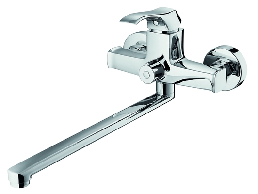OEM Long Reach Wall Mount Tub Faucet ، حوض الاستحمام خلاط صنبور أنيق